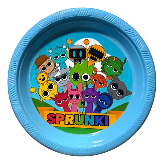 Pack 6 Platos Cotillón Cumpleaños Sprunki