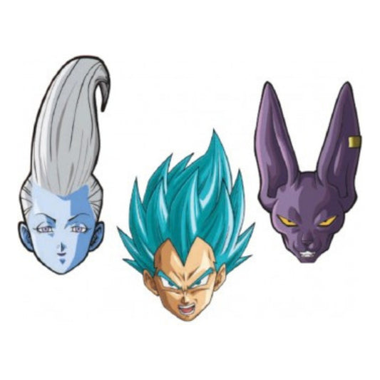 Pack 6 Máscaras Dragon Ball
