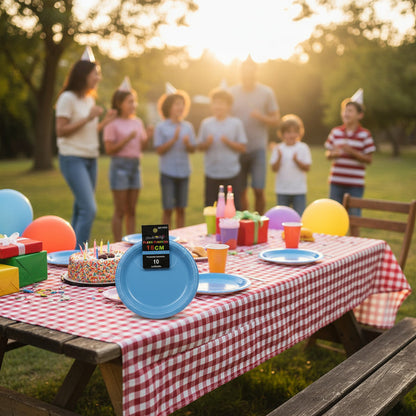 Pack 10 Platos Plásticos De Color A Elección Celebraciones