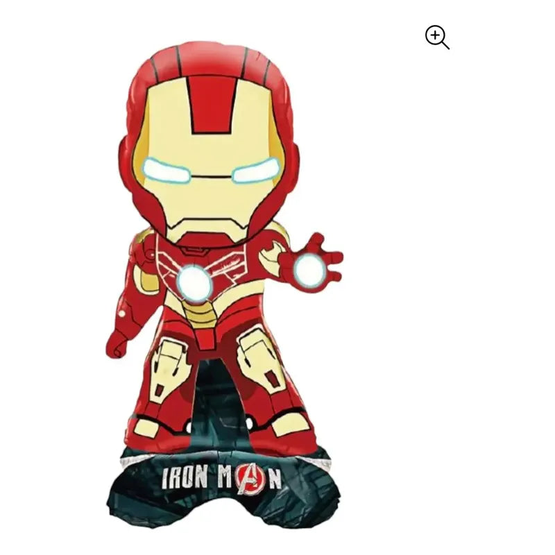 Globo Metálico Iron Man Avenger Para Fiestas Y Eventos Rojo