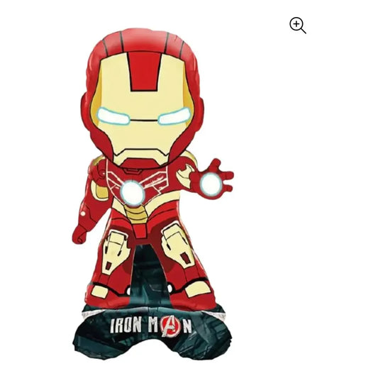 Globo Metálico Iron Man Avenger Para Fiestas Y Eventos Rojo