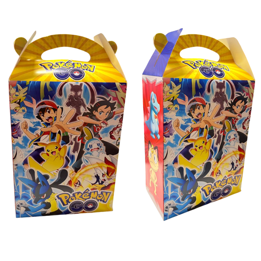 10 Cajita Dulcera Sorpresa Pokémon Go Cotillón Cumpleaños