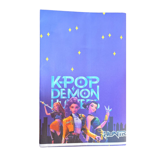 Cotillón Cumpleaños Mantel papel Decorativo Guerreras Kpop Guerreras K Pop