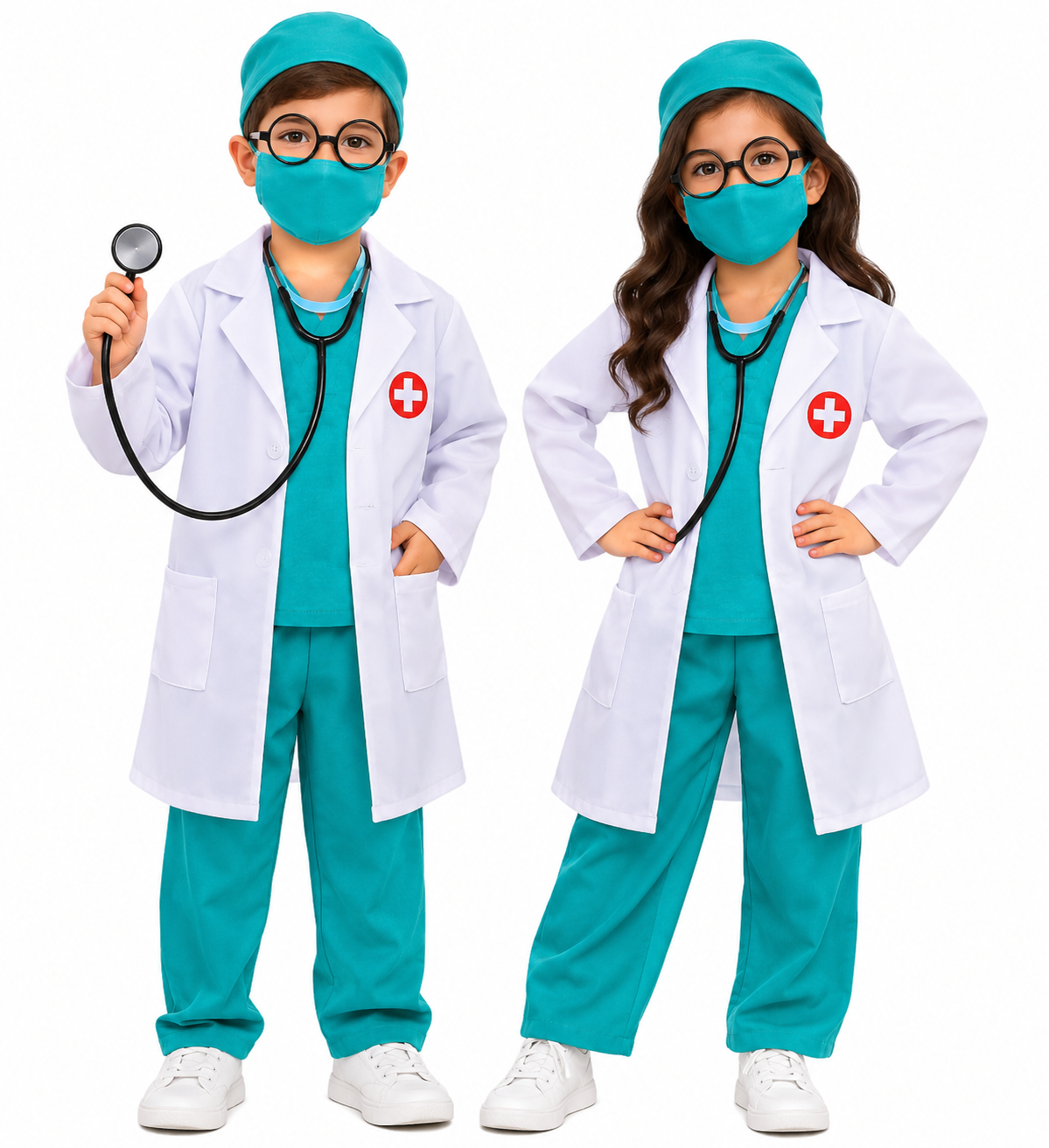 Disfraz De Doctor Unisex Incluye Accesorios Talla 5-6