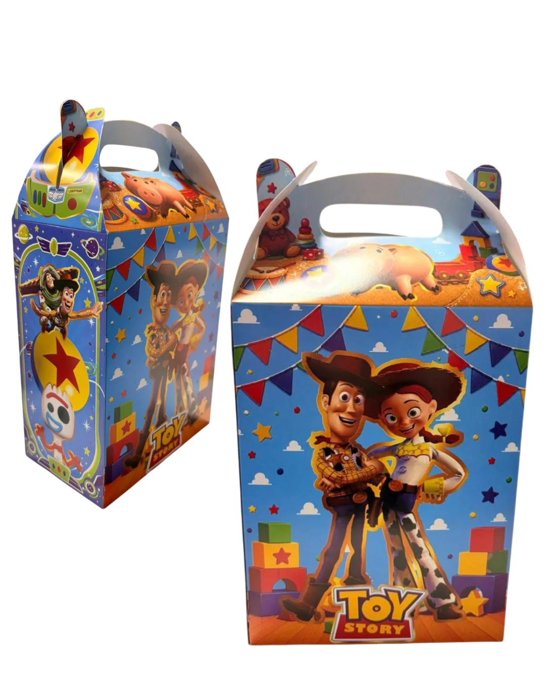 Pack 10 Caja De Cotillón Cumpleaños Toy Story 15x20