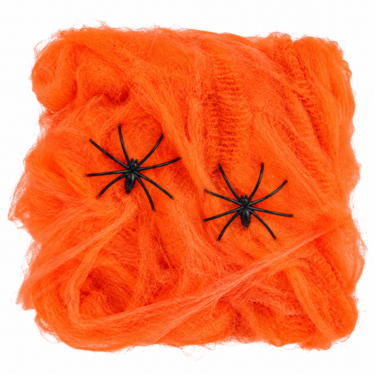 Tela Araña Decoración Halloween 20grs. Adorno Decorativo