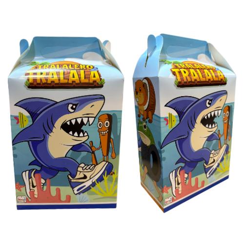 Pack 10 Cajitas De Cumpleaños Y Cotillón Tralaleros Brainrot 15x20