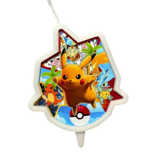 Vela cumpleaños pokemon pikachu