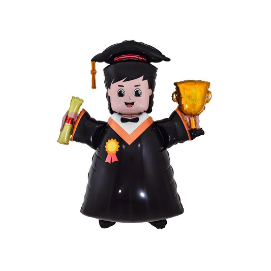 Globo Metalizado Graduación Niño Egresado