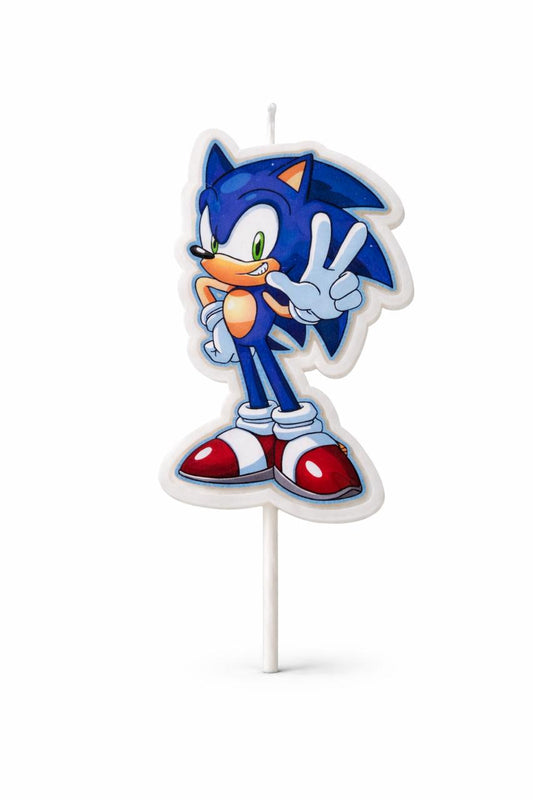 Vela Cumpleaños Sonic Cotillón