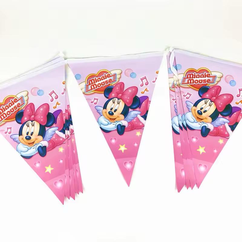 Banderin Guirnalda Minnie Mouse decoración cumpleaños