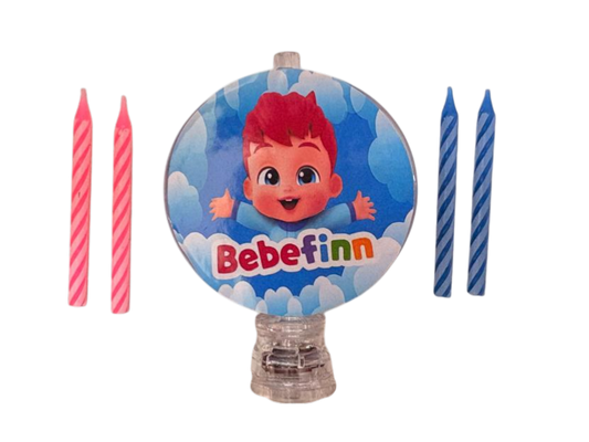 Vela Luminosa de cumpleaños Bebefinn