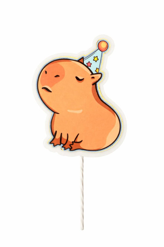 Vela Cumpleaños Capibara Capybara Cotillón