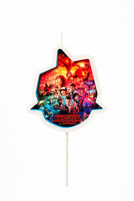 Vela Para Torta Stranger Things Fiesta Cumpleaños