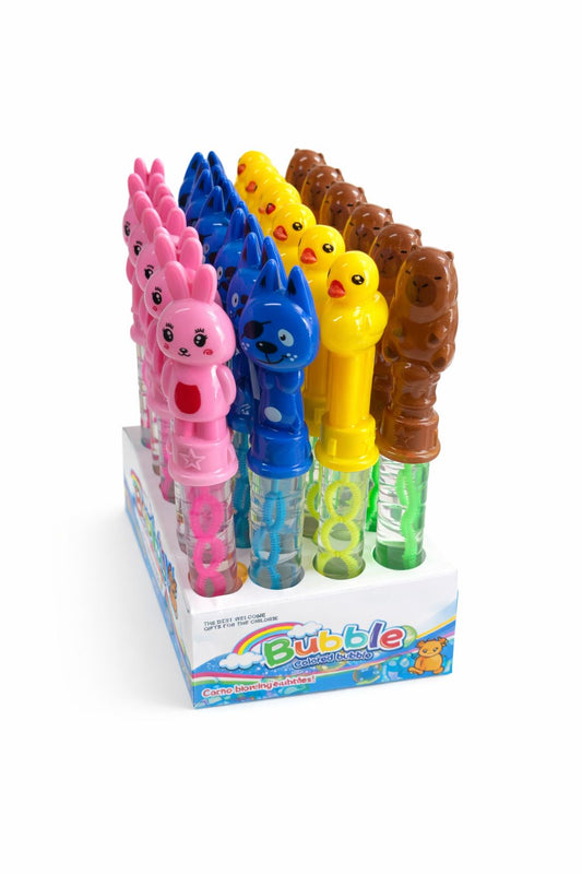 Burbujero Infantil Animalitos Surtidos Pack 24 Unidades