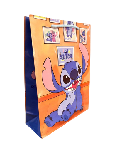 12 Bolsa Stitch Disney Cumpleaños Infantil Cotillón