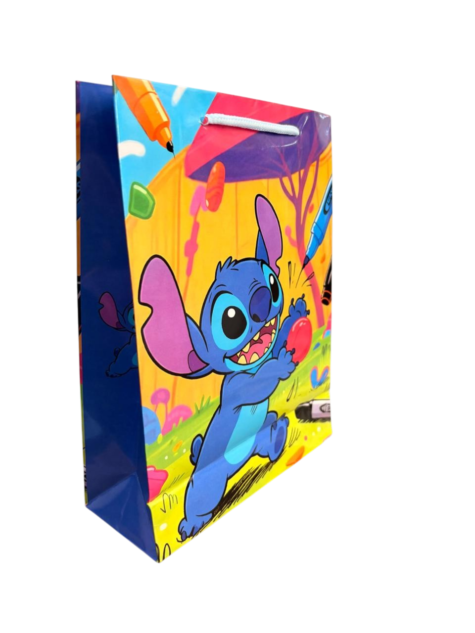 12 Bolsa Stitch Disney Cumpleaños Infantil Cotillón