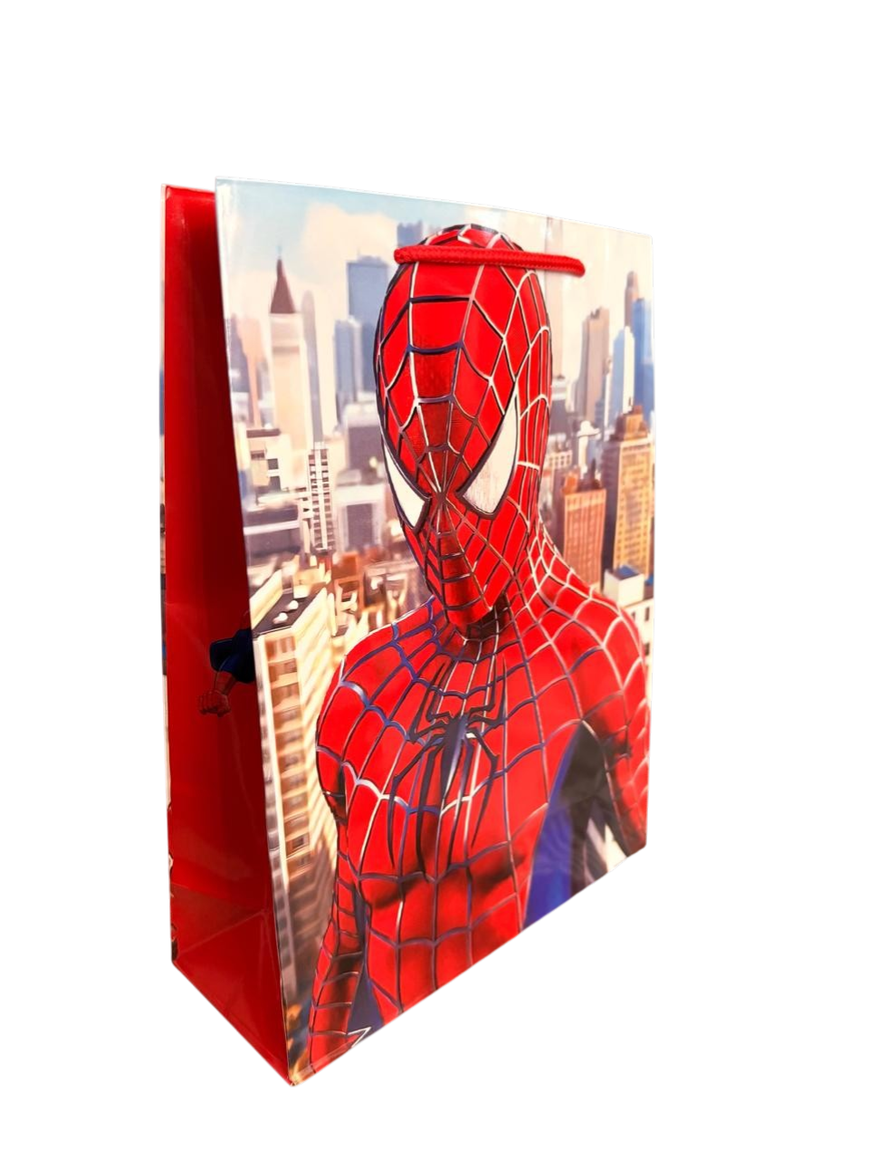 Bolsa Cumpleaños Spider-man Diseño Cotillón Cumpleaños X 12