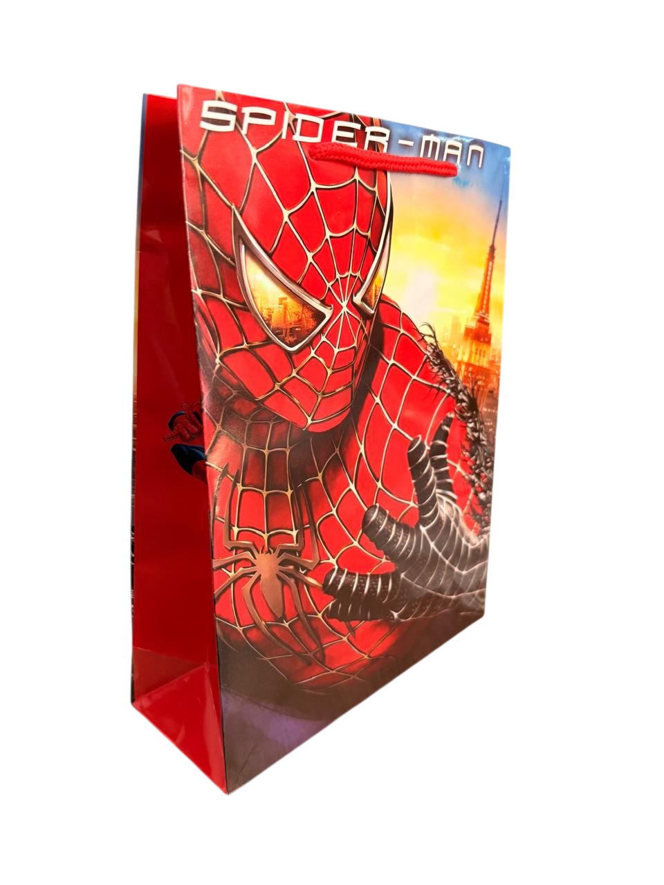 Bolsa Cumpleaños Spider-man Diseño Cotillón Cumpleaños X 12