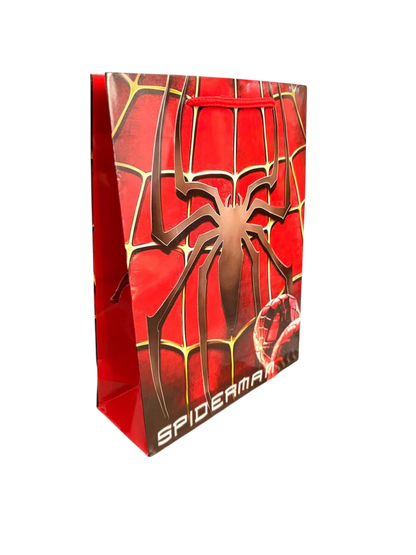 Bolsa Cumpleaños Spider-man Diseño Cotillón Cumpleaños X 12