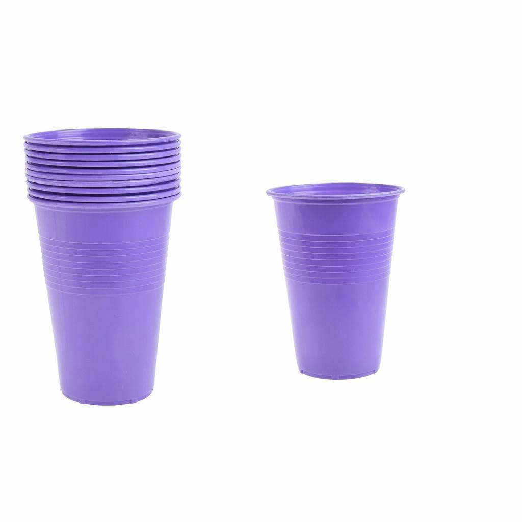 Pack 50 Vasos Plásticos De Color Para Fiestas 10oz - 300cc