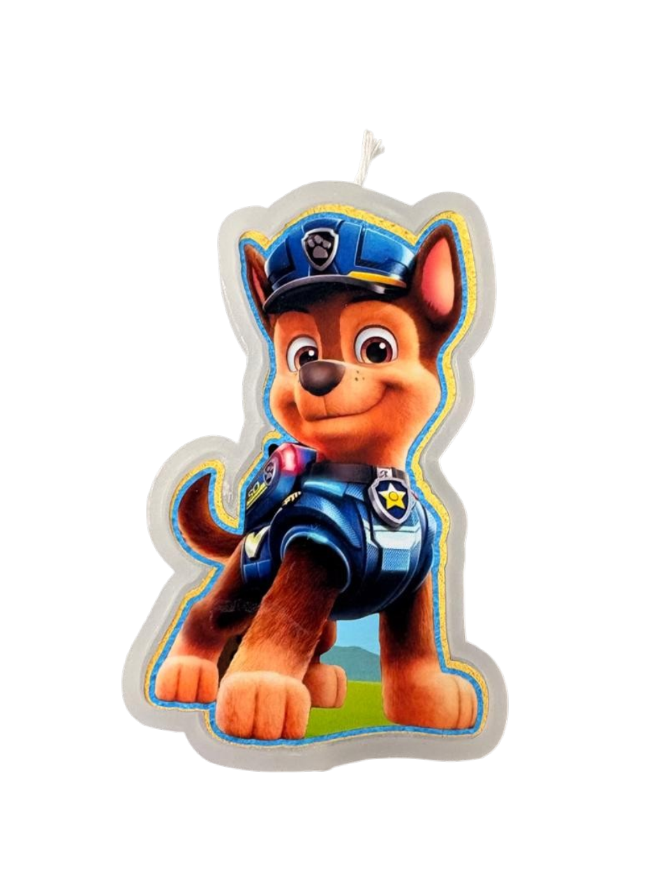 Vela Figura Chase Paw Patrol Para Torta De Cumpleaños
