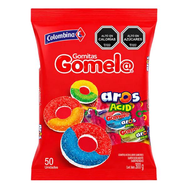 Gomitas Gomela Colombina Aros Acidos 50 Unidades