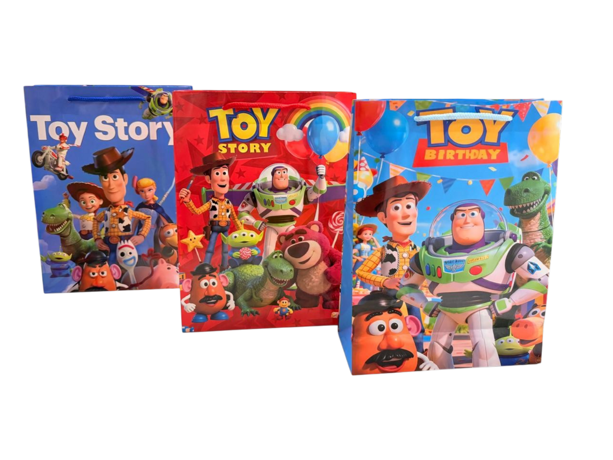 Bolsas De Cumpleaños Toy Story Cotillón Pack 12 Unidades