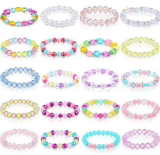 Pack 20 Juguetes De Sorpresa Cumpleaños Pulseras Niñas