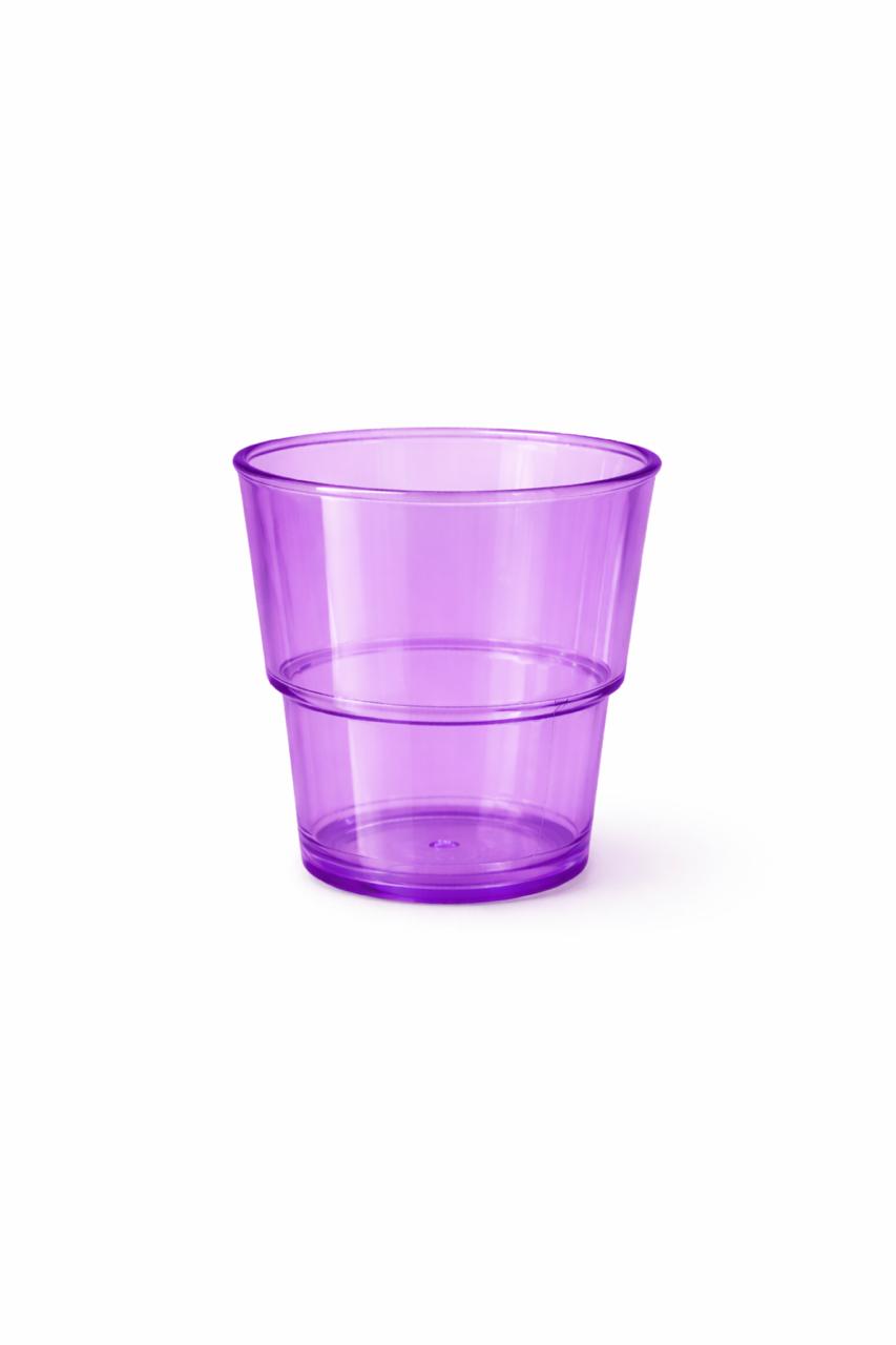 Pack 10 Vaso acrílicos reutilizables 240 ML