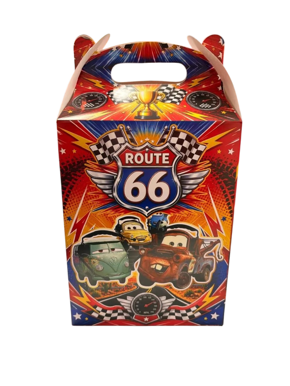Pack 10 Cajitas Cumpleaños O Sorpresas Cars Rayo Mc Queen