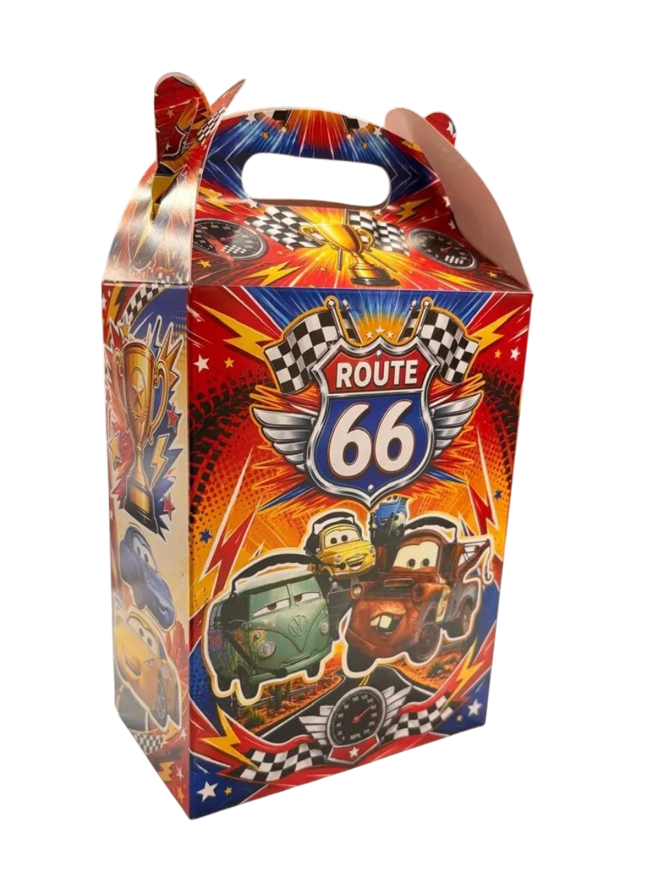 Pack 10 Cajitas Cumpleaños O Sorpresas Cars Rayo Mc Queen