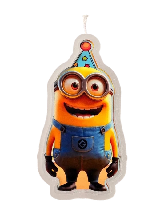 Vela Cumpleaños Cotillon Minions